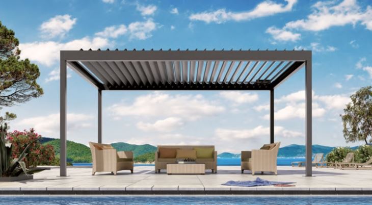 louvered roof pergola kits